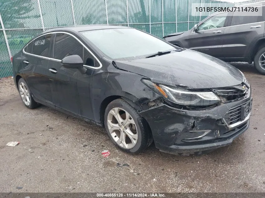 2018 Chevrolet Cruze Premier Auto VIN: 1G1BF5SM6J7114736 Lot: 40855128