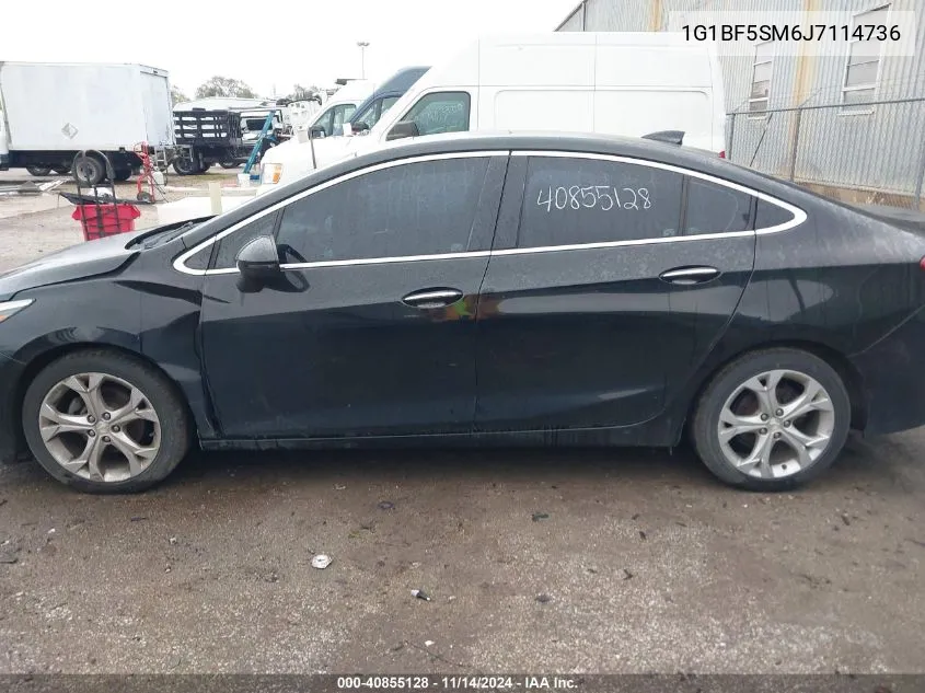 2018 Chevrolet Cruze Premier Auto VIN: 1G1BF5SM6J7114736 Lot: 40855128