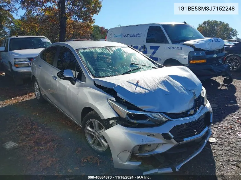 2018 Chevrolet Cruze Lt Auto VIN: 1G1BE5SM3J7152248 Lot: 40864370