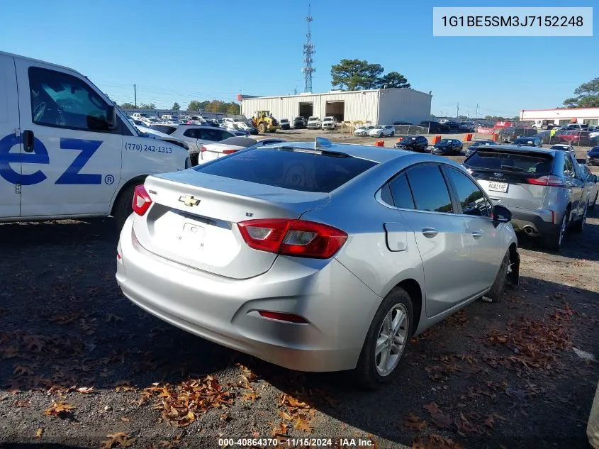 2018 Chevrolet Cruze Lt Auto VIN: 1G1BE5SM3J7152248 Lot: 40864370