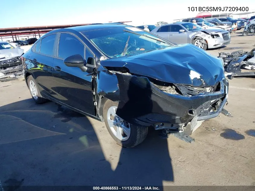 2018 Chevrolet Cruze Ls Auto VIN: 1G1BC5SM9J7209400 Lot: 40866553