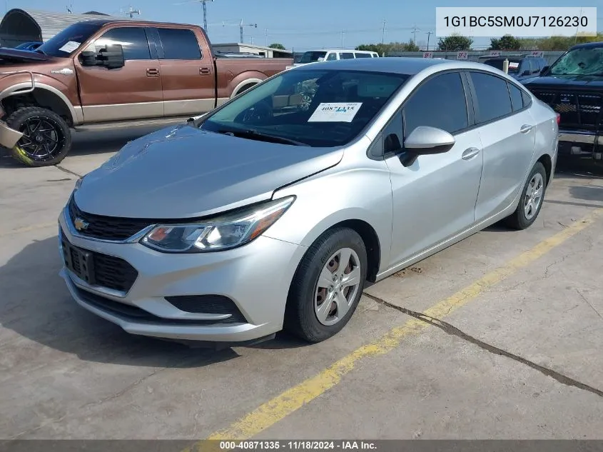 2018 Chevrolet Cruze Ls Auto VIN: 1G1BC5SM0J7126230 Lot: 40871335