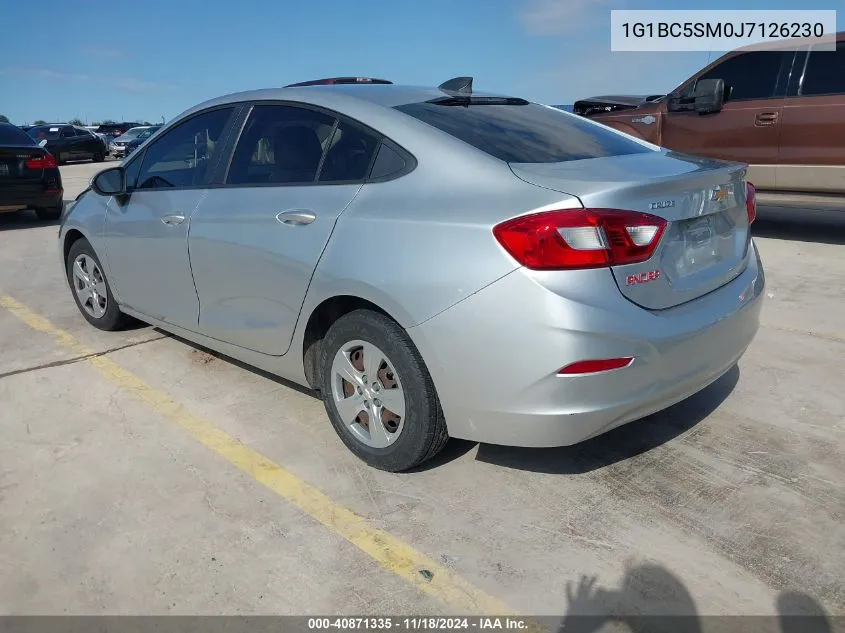 2018 Chevrolet Cruze Ls Auto VIN: 1G1BC5SM0J7126230 Lot: 40871335