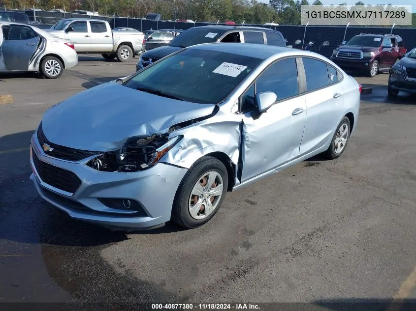 2018 Chevrolet Cruze Ls Auto VIN: 1G1BC5SMXJ7117289 Lot: 40877380