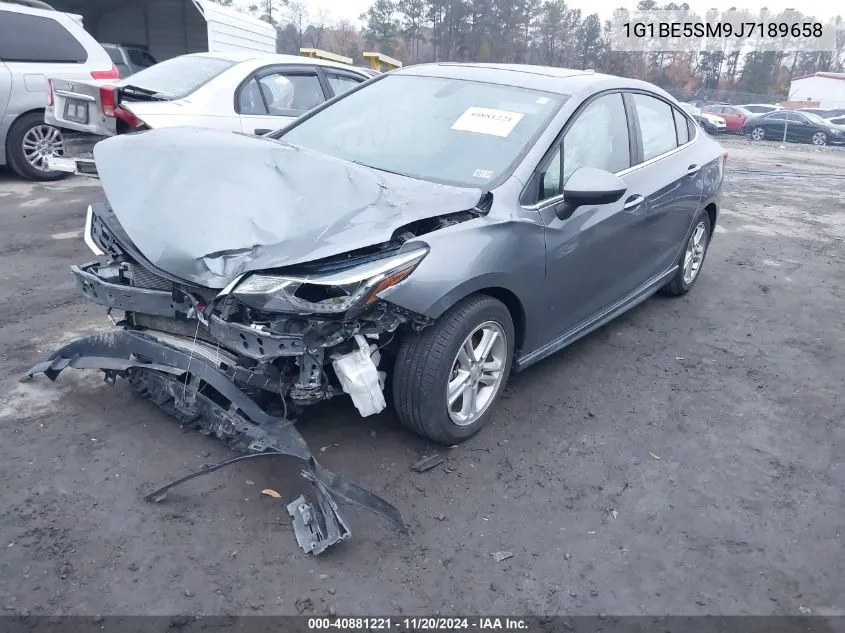 2018 Chevrolet Cruze Lt Auto VIN: 1G1BE5SM9J7189658 Lot: 40881221