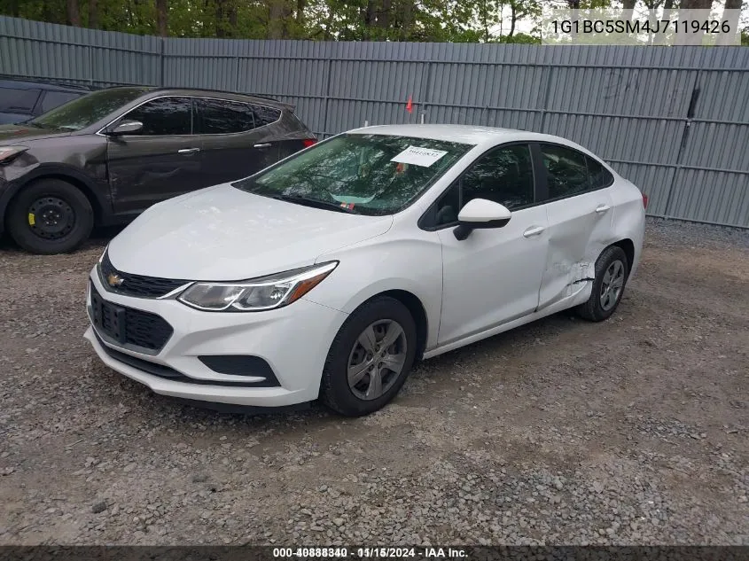 2018 Chevrolet Cruze Ls Auto VIN: 1G1BC5SM4J7119426 Lot: 40888340