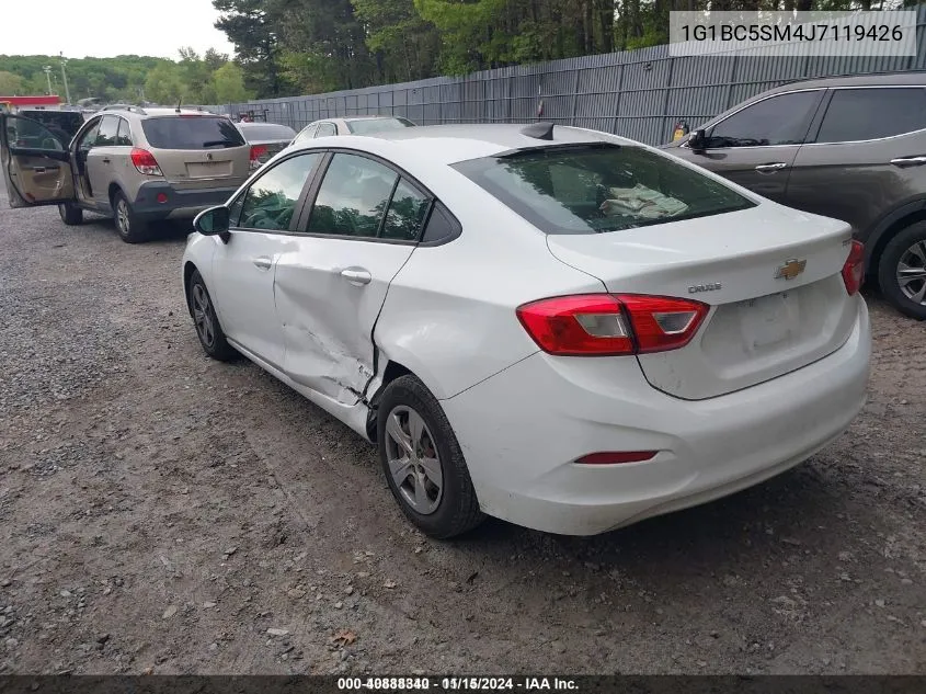 2018 Chevrolet Cruze Ls Auto VIN: 1G1BC5SM4J7119426 Lot: 40888340