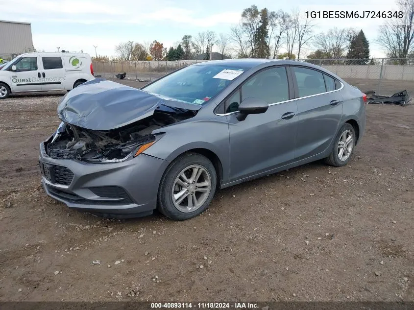 2018 Chevrolet Cruze Lt Auto VIN: 1G1BE5SM6J7246348 Lot: 40893114