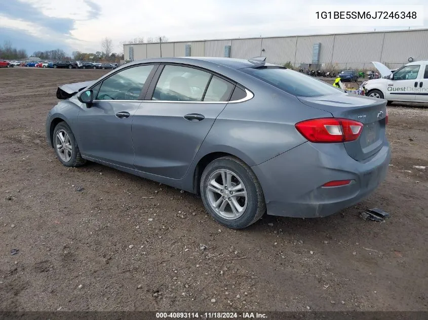 2018 Chevrolet Cruze Lt Auto VIN: 1G1BE5SM6J7246348 Lot: 40893114