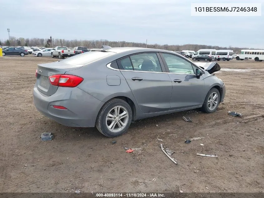 2018 Chevrolet Cruze Lt Auto VIN: 1G1BE5SM6J7246348 Lot: 40893114