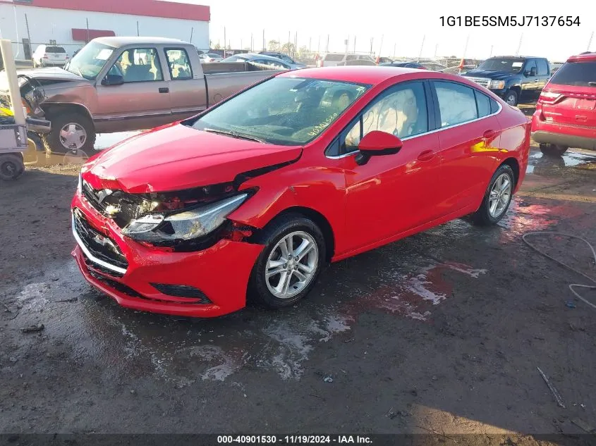 2018 Chevrolet Cruze Lt Auto VIN: 1G1BE5SM5J7137654 Lot: 40901530