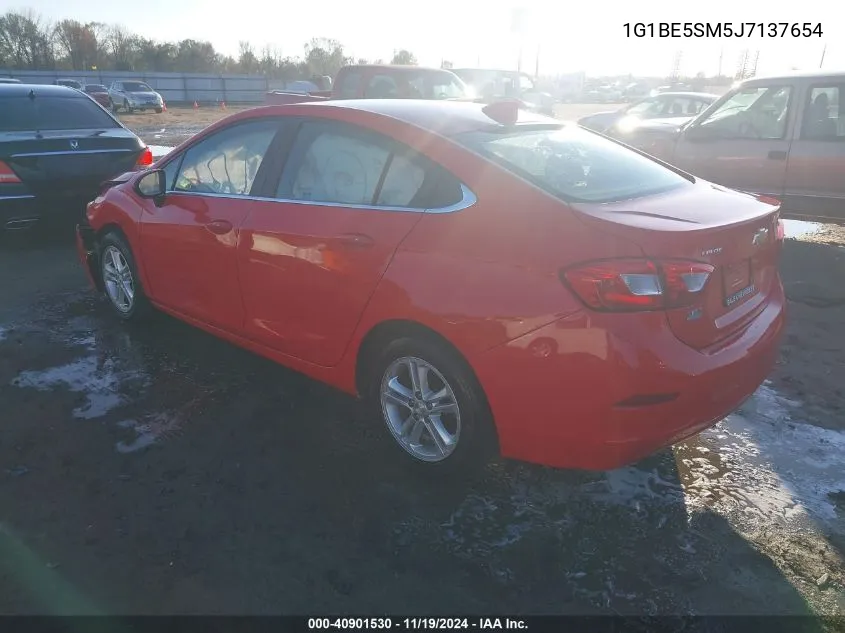 2018 Chevrolet Cruze Lt Auto VIN: 1G1BE5SM5J7137654 Lot: 40901530