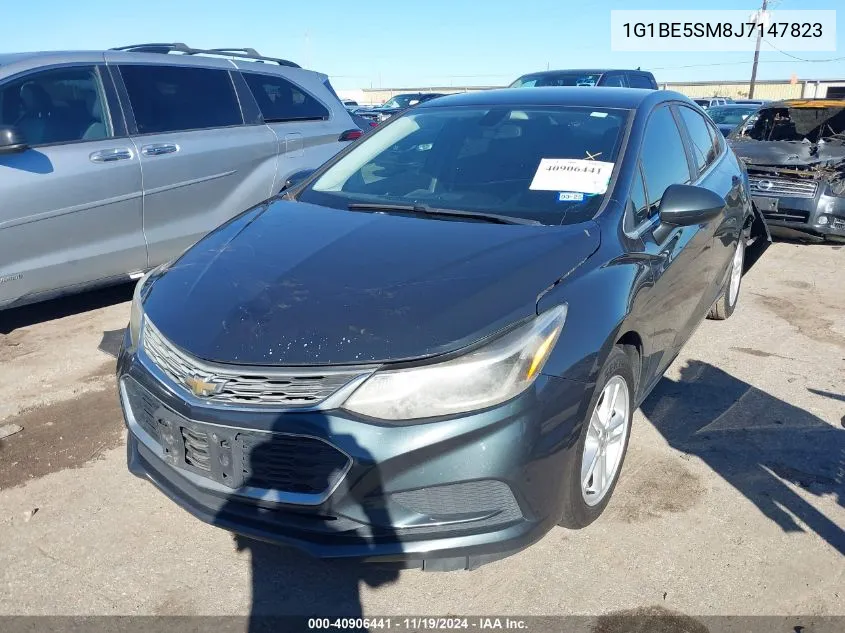 2018 Chevrolet Cruze Lt Auto VIN: 1G1BE5SM8J7147823 Lot: 40906441