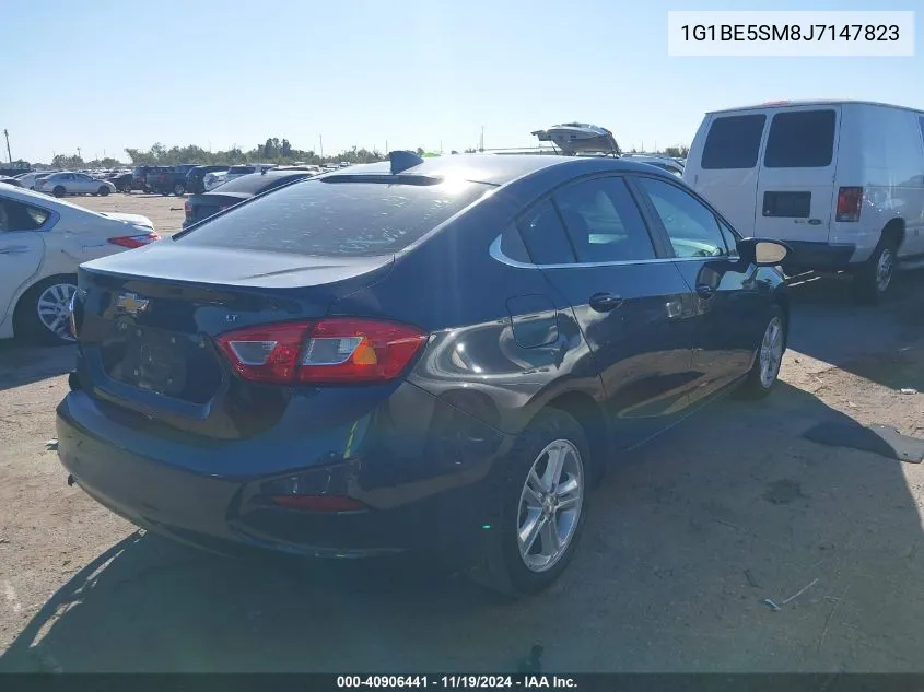 2018 Chevrolet Cruze Lt Auto VIN: 1G1BE5SM8J7147823 Lot: 40906441