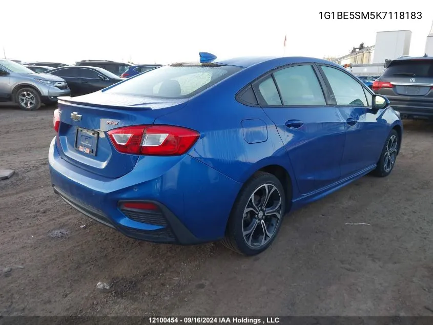 1G1BE5SM5K7118183 2019 Chevrolet Cruze Lt