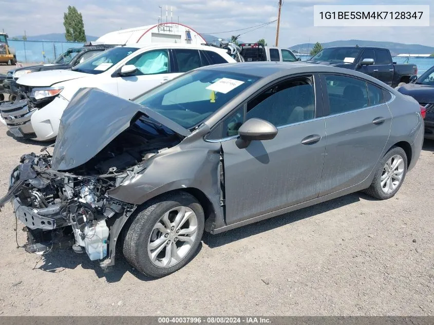 2019 Chevrolet Cruze Lt VIN: 1G1BE5SM4K7128347 Lot: 40037996