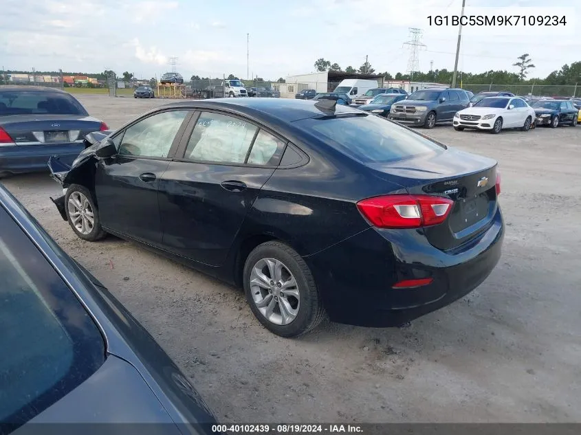 2019 Chevrolet Cruze Ls VIN: 1G1BC5SM9K7109234 Lot: 40102439