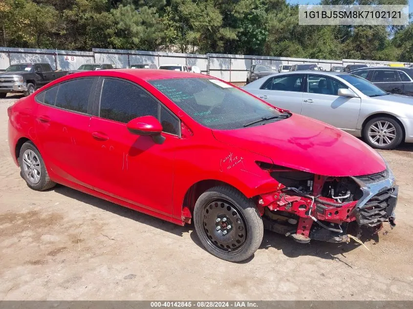 2019 Chevrolet Cruze Cvt (Fleet Orders Only) VIN: 1G1BJ5SM8K7102121 Lot: 40142845