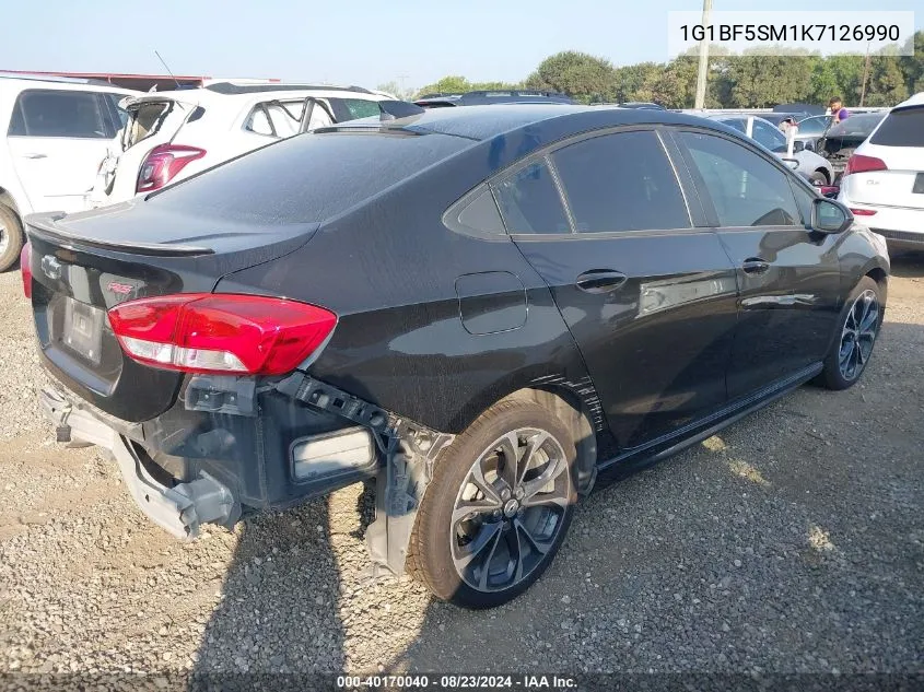 1G1BF5SM1K7126990 2019 Chevrolet Cruze Premier