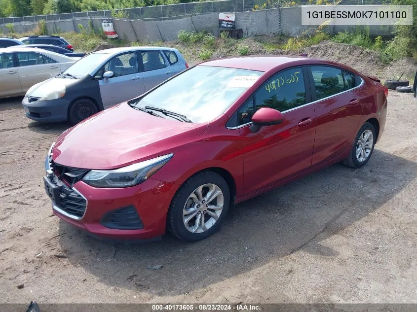 2019 Chevrolet Cruze Lt VIN: 1G1BE5SM0K7101100 Lot: 40173605