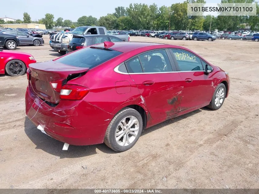 1G1BE5SM0K7101100 2019 Chevrolet Cruze Lt