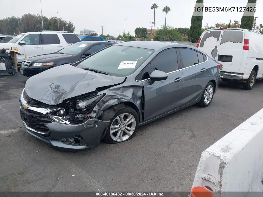 2019 Chevrolet Cruze Lt VIN: 1G1BE5SM6K7127426 Lot: 40186482