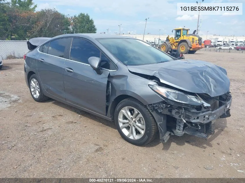 2019 Chevrolet Cruze Lt VIN: 1G1BE5SM8K7115276 Lot: 40270121