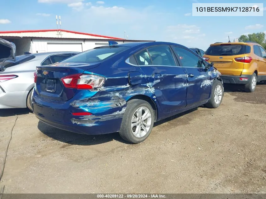 2019 Chevrolet Cruze Lt VIN: 1G1BE5SM9K7128716 Lot: 40289122