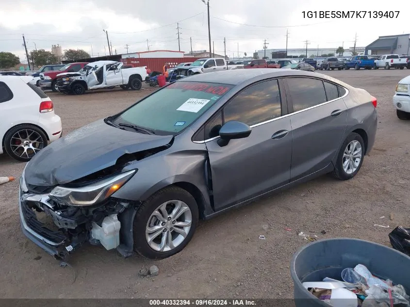 1G1BE5SM7K7139407 2019 Chevrolet Cruze Lt