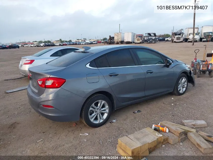 1G1BE5SM7K7139407 2019 Chevrolet Cruze Lt