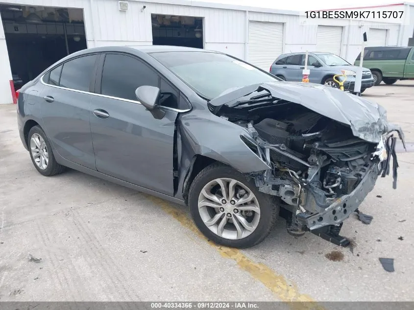 1G1BE5SM9K7115707 2019 Chevrolet Cruze Lt