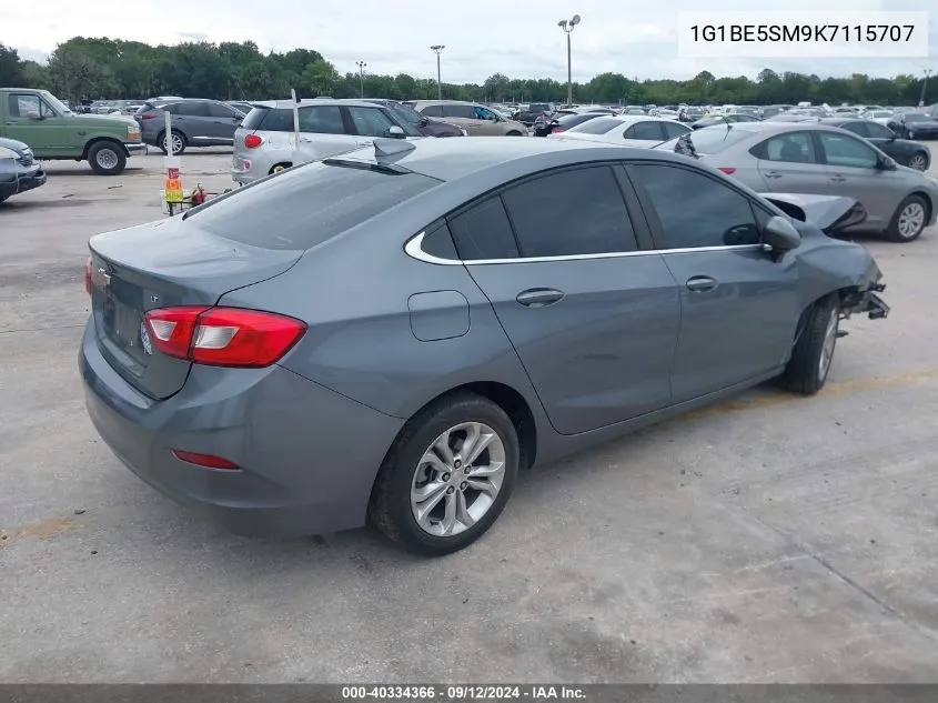 1G1BE5SM9K7115707 2019 Chevrolet Cruze Lt