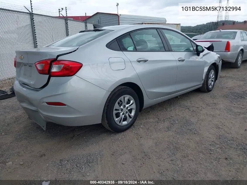 1G1BC5SM5K7132994 2019 Chevrolet Cruze Ls