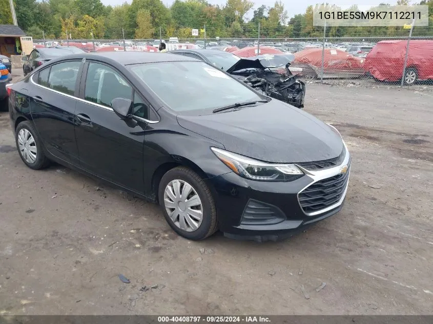 2019 Chevrolet Cruze Lt VIN: 1G1BE5SM9K7112211 Lot: 40408797