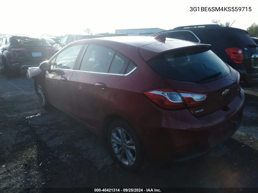 3G1BE6SM4KS559715 2019 Chevrolet Cruze Lt