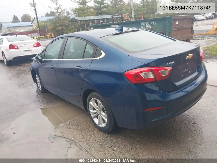 1G1BE5SM7K7118749 2019 Chevrolet Cruze Lt