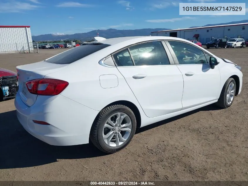 1G1BE5SM6K7147529 2019 Chevrolet Cruze Lt