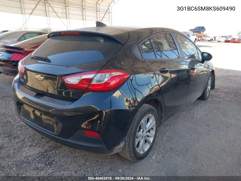 3G1BC6SM8KS609490 2019 Chevrolet Cruze Ls