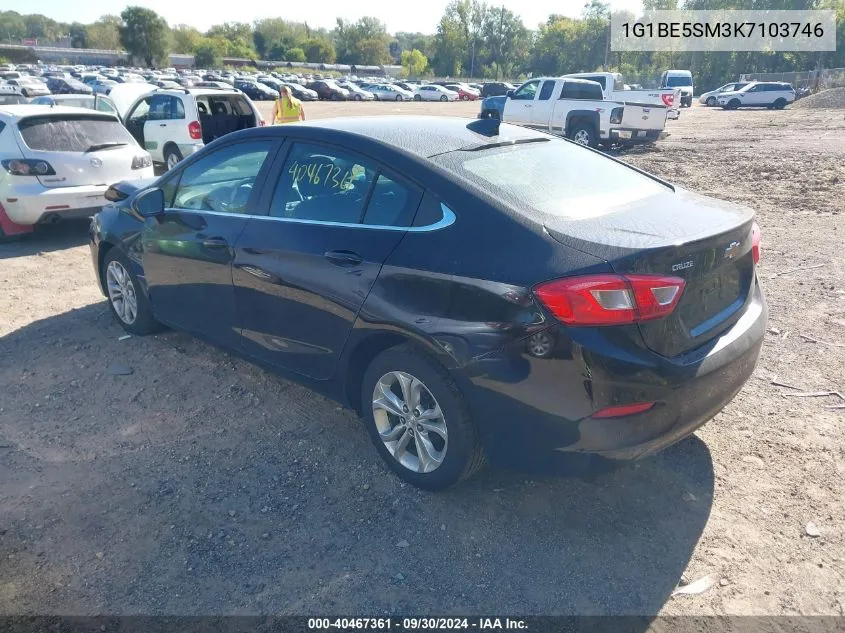 2019 Chevrolet Cruze Lt VIN: 1G1BE5SM3K7103746 Lot: 40467361