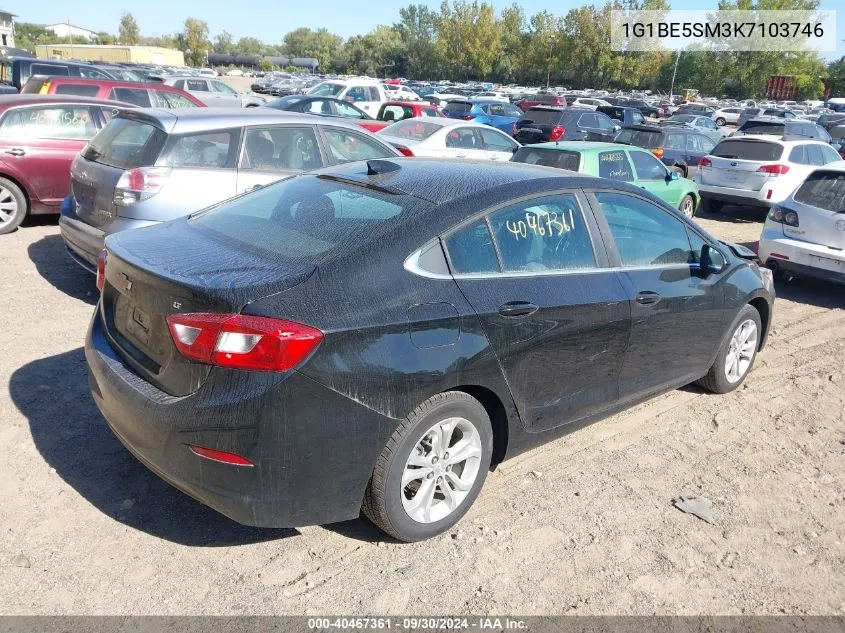 2019 Chevrolet Cruze Lt VIN: 1G1BE5SM3K7103746 Lot: 40467361