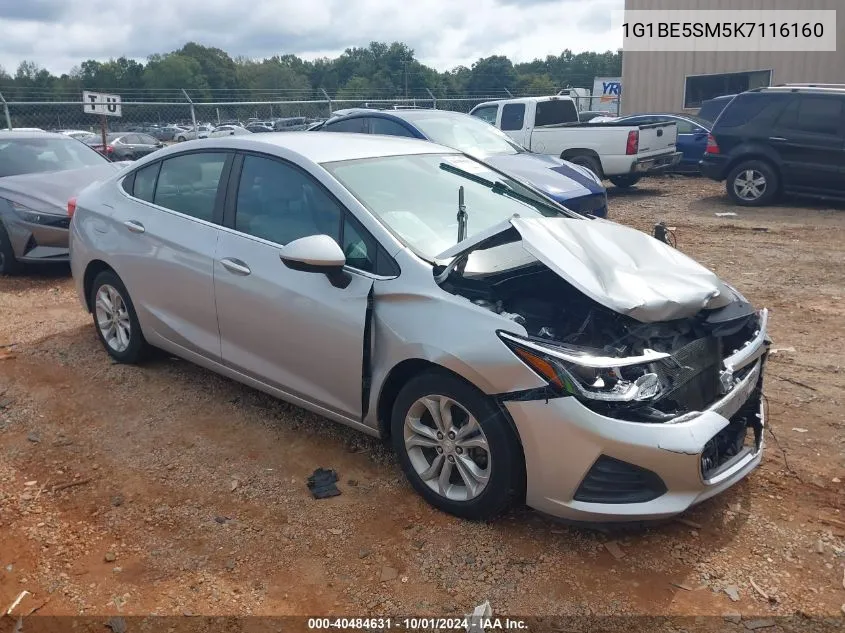 1G1BE5SM5K7116160 2019 Chevrolet Cruze Lt