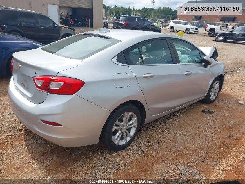 1G1BE5SM5K7116160 2019 Chevrolet Cruze Lt