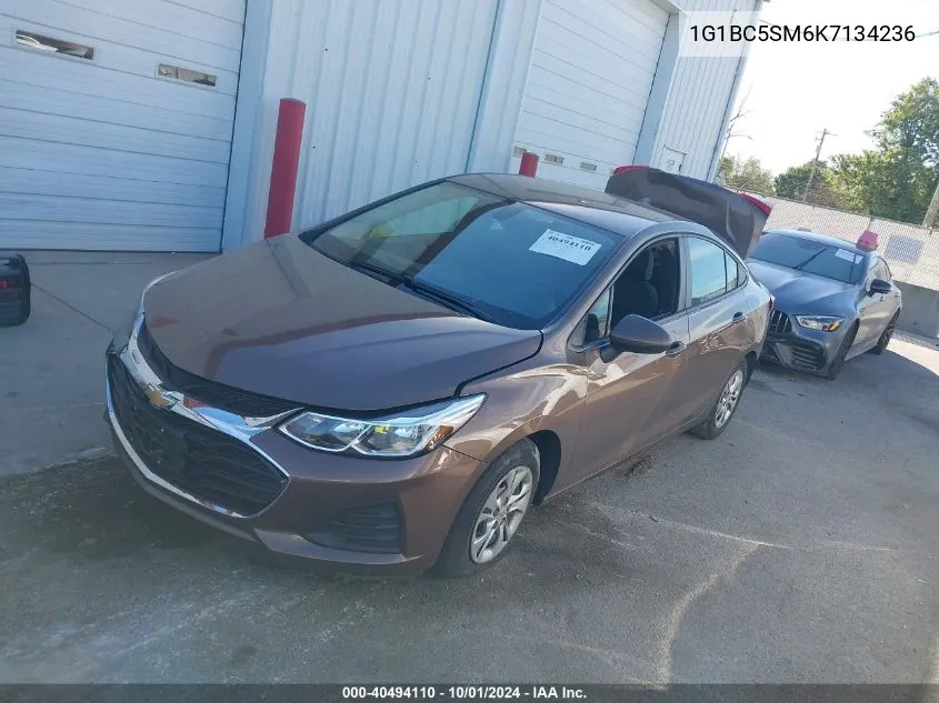 1G1BC5SM6K7134236 2019 Chevrolet Cruze Ls