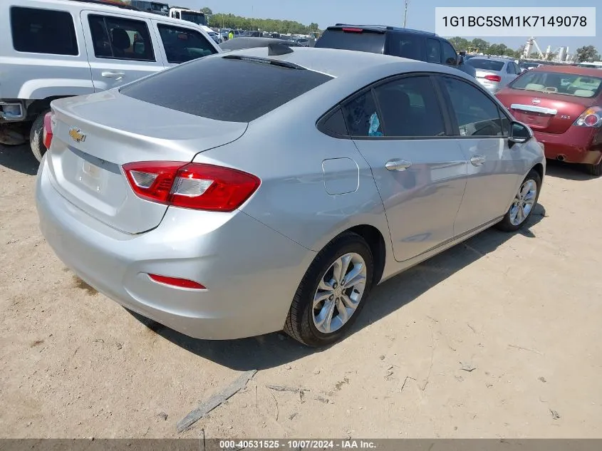 1G1BC5SM1K7149078 2019 Chevrolet Cruze Ls