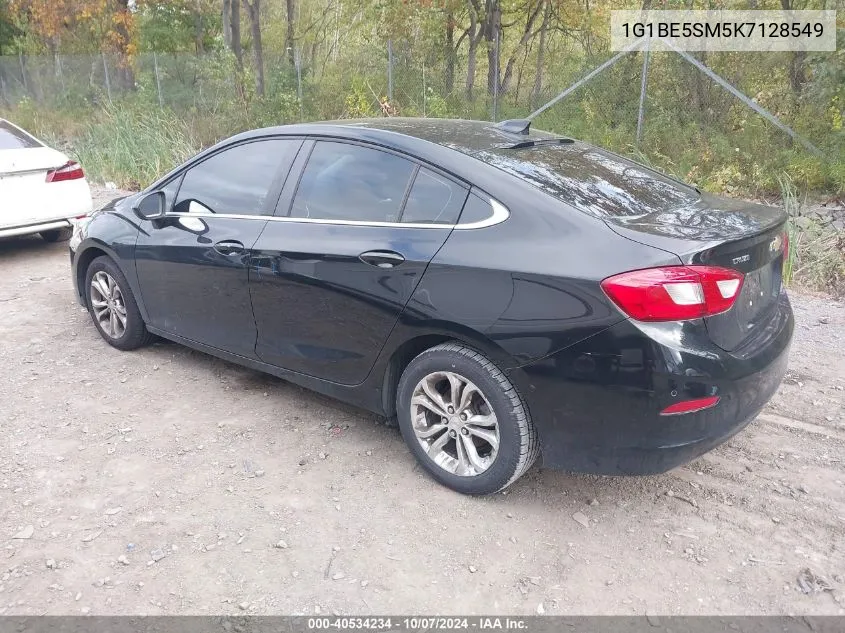 2019 Chevrolet Cruze Lt VIN: 1G1BE5SM5K7128549 Lot: 40534234