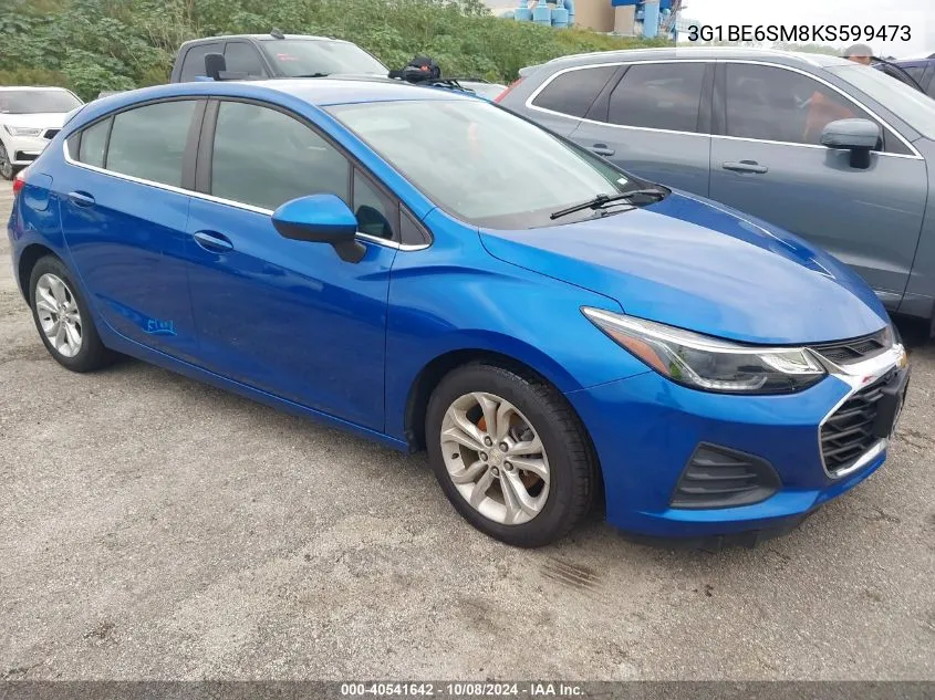 2019 Chevrolet Cruze Lt VIN: 3G1BE6SM8KS599473 Lot: 40541642