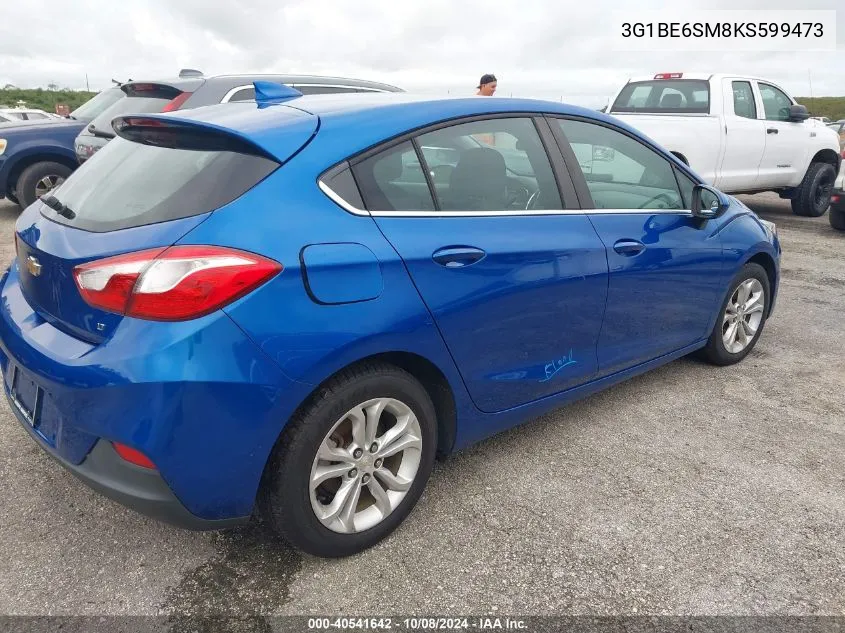 3G1BE6SM8KS599473 2019 Chevrolet Cruze Lt