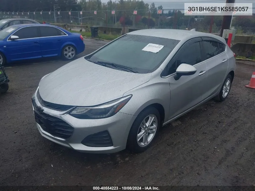 2019 Chevrolet Cruze Diesel VIN: 3G1BH6SE1KS585057 Lot: 40554223