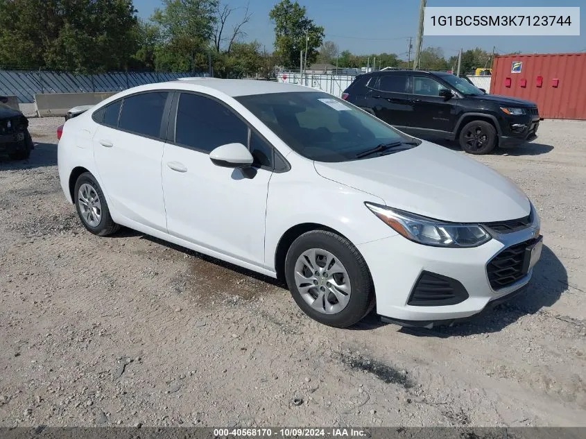 2019 Chevrolet Cruze Ls VIN: 1G1BC5SM3K7123744 Lot: 40568170