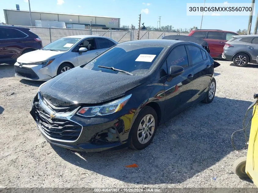 3G1BC6SMXKS560700 2019 Chevrolet Cruze Ls